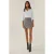 Hoge Taille Minirok met Splits