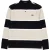 Fred Perry Havermout Zwart Gestreept Poloshirt