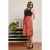 Lola Button rok Orne in tweed oranje