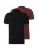 AllSaints Shirt  roestrood / zwart