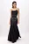 TRENDYOLMİLLA Dames Zwart Effen Maxi Mouwloos Zeemeermin Avond & Gala Jurk