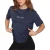Blank Essentials Dames-T-shirt met logo uit de Essentials-collectie in boyfriend-stijl (Marine)