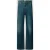REVIEW straight fit jeans van puur katoen in used-look