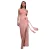 Asymmetrische jurk dames Goddiva Maxi