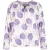 White Stuff Penelope Frill Neck Jersey Top Purple Multi