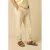 Sissy-Boy regular fit chino met linnen – wit