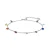 Luxenter Armband in 925 sterling zilver met veelkleurige gerhodineerde zirkonia’s – Rolcon