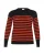 KAFFE CURVE Trui ‘Lizzy’  bloedrood / zwart