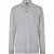 Boss Pado 30 katoenen poloshirt met lange mouwen voor heren (Zilver)