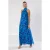 TRENDYOLMİLLA Dames Meerkleurig Abstract Maxi Mouwloos Diploma-uitreiking / Gala Recht Avond & Gala Jurk