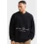 Redefined Rebel oversized gebreide trui met tekst – zwart