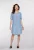 Geisha Dress Lyocell Ropes Jet Jurk 830 Bleached Denim