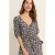 Expresso maxi jurk met panterprint grijs