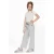 Retour Jeans T-shirt wit rib gebreid