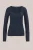 WE Fashion – Dames Second Skin T-shirt – Donkerblauw –