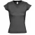 SOLS Dames/dames Maan V Hals T-Shirt met korte mouwen (Donkergrijs)