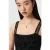 AllSaints Charli Flocked Body Black