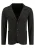 Key Largo Sweatvest ‘JIM’  grijs / antraciet