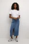 Rok A-shape Medium Blue denim