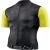 Skins Heren Elite fietsshirt met hoge kraag (Geel/zwart)
