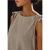 Street One Dames Seersucker blouse top in Beige
