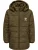 Hummel Winterjas  olijfgroen / wit