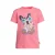 Orange Stars T-shirt roze met pailletten