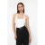 TRENDYOLMİLLA Dames Wit Effen Mouwloos Getailleerd Blouses