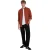 Farah Vintage Oxford-overhemd met lange mouwen en knoopsluiting voor heren (Teakhout)