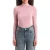 Scotch & Soda Roll Up Neck Long Sleeve T-shirt Cadillac Pink