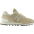 New Balance 574 suède sneakers met sleehak voor dames (Beige/Wit)