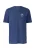 QS Shirt  donkerblauw / jade groen / wit
