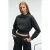Cropped sweater met ronde hals