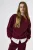 Bordeauxrode sweater