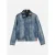 Scotch & Soda Washed Denim Ranch Jacket Navy
