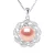 SUN zoetwater parel 9-10 mm Roze 925