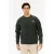 Protest sweater donkergroen