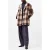 French Connection Blake Check Coat Black Multi