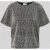 Vila Kort T-shirt met ronde hals, model ‘SILNA’