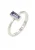 ELLI Ring  donkerblauw / zilver