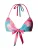 Pepe Jeans Bikinitop ‘Maxi FRL’  azuur / rosa / rosé