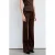 Mango flared broek – bruin