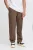 Solid relaxed casual broek bruin