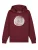 Watapparel Sweatshirt ‘ Baumscheibe ‘  bourgogne / wit