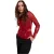 Ted Baker Dames-top met lange mouwen van mesh met bloemenprint (Rood)