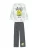 Cool Club Nachtkledij  geel / grijs / lichtgrijs