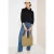 Cecil Dames Shirt met grote kraag in Zwart