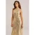 WE Fashion cocktailjurk met pailletten goud