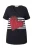 MIAMODA Shirt  rood / zwart / wit