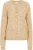 Esqualo Vest Closed Placket Fancy Buttons Beige dames